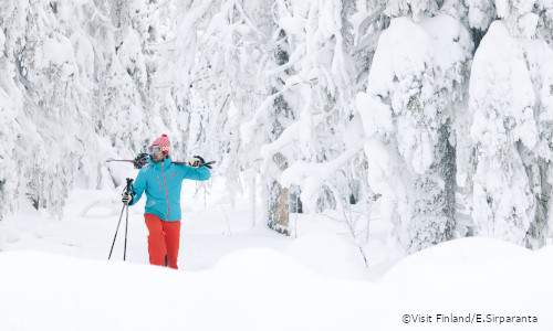 Finnish Lapland skiing in finnish lapland