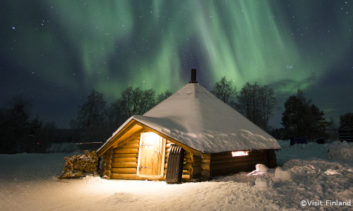 northern lights in finland lapland