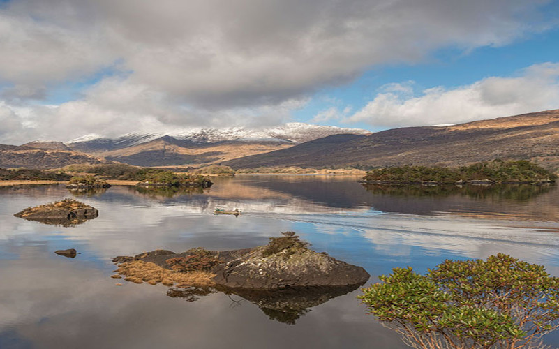 lake in killarney national park in ireland