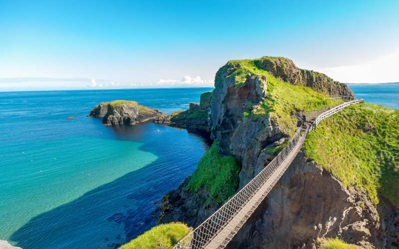 Rope bridge rope bridge in ireland