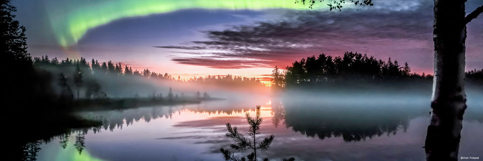northern lights in finland