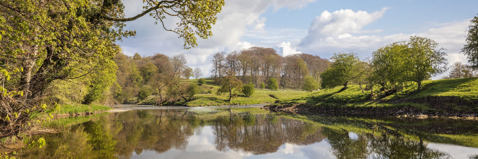 hurst green on the river ribble in lancashire