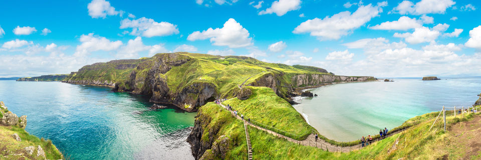 carrick-a-rede on the causeway coast