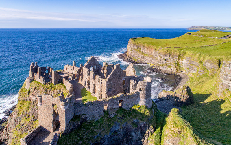 dunluce castle, antrim