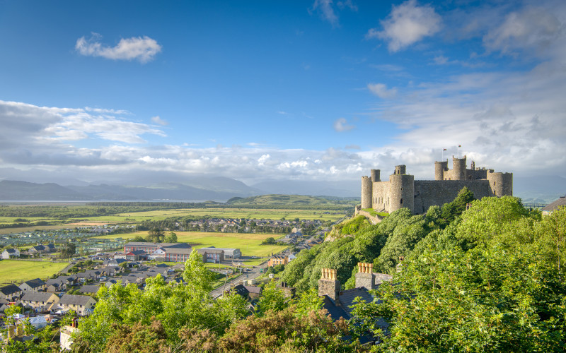 harlech castle near barmouth