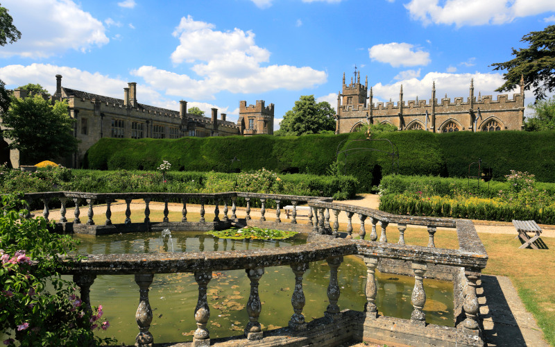 Sudeley Castle sudeley castle & gardens near winchcombe village, gloucestershire, cotswolds