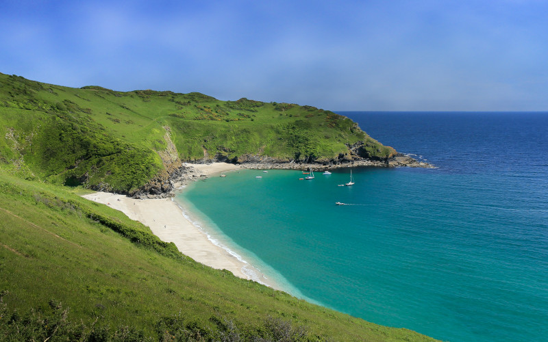 Fowey beach fowey