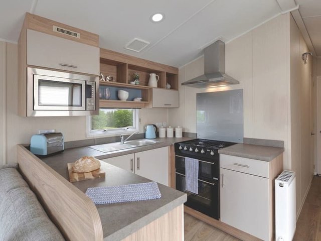 Photo of Swift holiday caravan plus with hot tub
